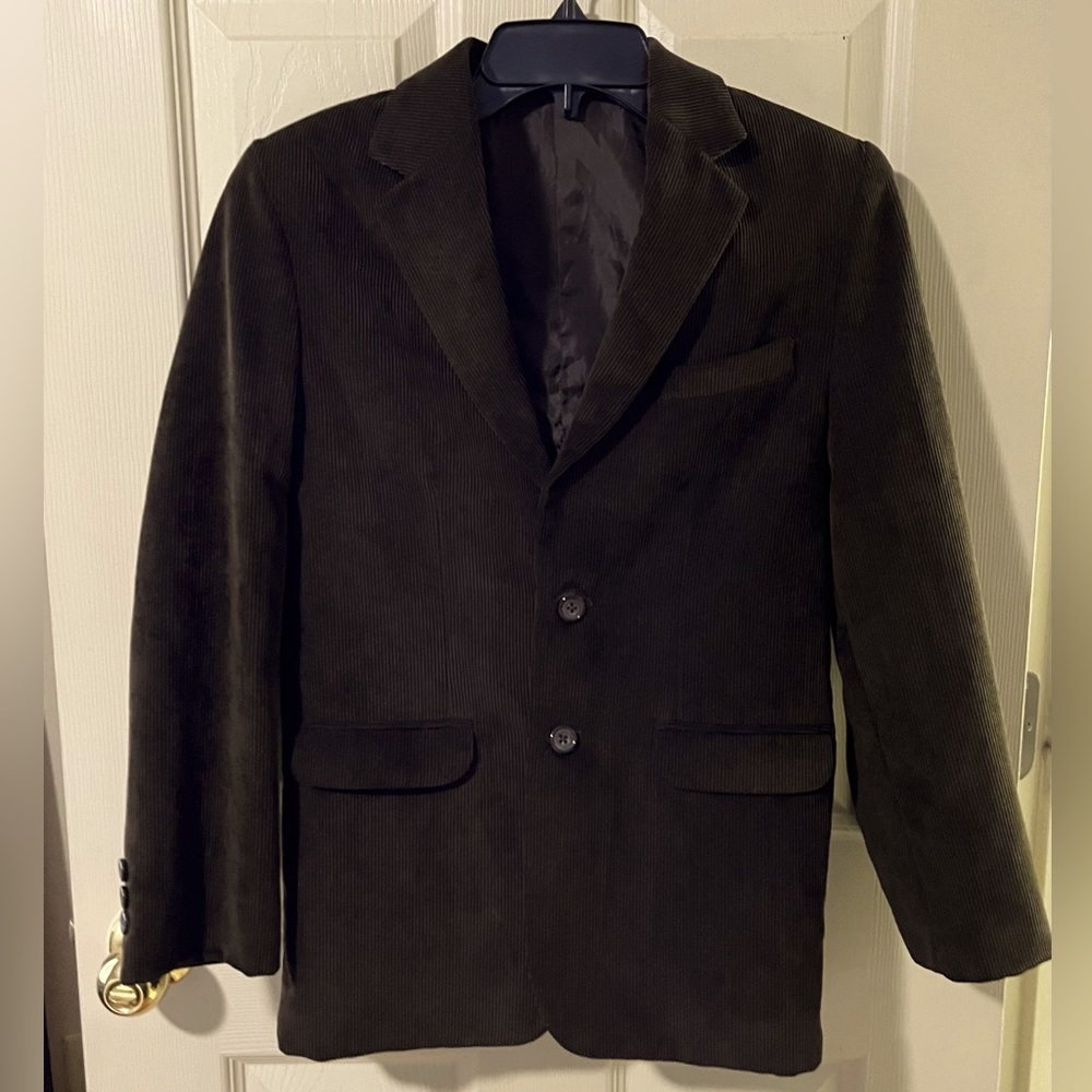 Boys size 14, brown, corduroy blazer